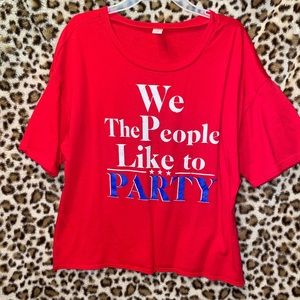 Like New USA Crop T-shirt